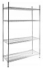 Стеллаж кухоннный VX-S Chrome Plating 355х762х1895 mm хром-никель фото