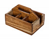 Ящик для сервировки деревянный Luxstahl 210х150 мм с ручкой фото