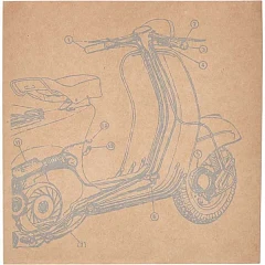 Бумага для конусов и сэндвичей Fab up Крафт [1000шт] ,L=16,B=16см (04142126) в&nbsp;Екатеринбурге фото