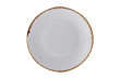 Тарелка безбортовая Porland 24 см фарфор цвет серый Seasons (187624)