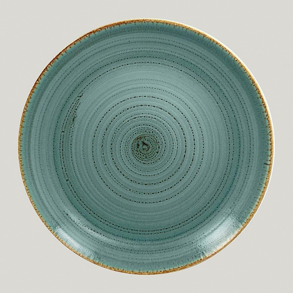 Тарелка плоская RAK Porcelain Twirl Lagoon 27 см фото