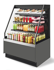 Витрина кондитерская Chilz Vete II kub OF 90, Серый матовый/шлифованная нержавейка в Екатеринбурге, фото 1