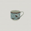 Чашка для эспрессо штабелируемая RAK Porcelain Peppery 90 мл, голубой цвет