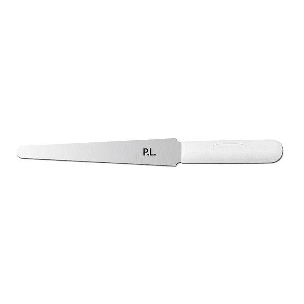 Лопатка кондитерская P.L. Proff Cuisine 10*1,6 см прямая нерж. с пласт. ручкой черная фото