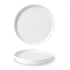 Тарелка мелкая с прямым бортом Churchill CHEFS Walled d26см h2см, Vellum, цвет White полуматовый WHVMWP261 фото