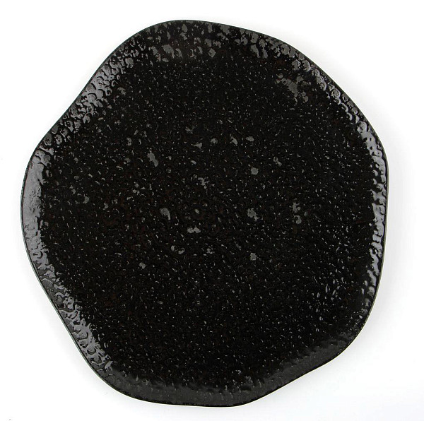 Тарелка волнообразная Porland 32 см 186432 BLACK MOSS фото