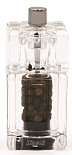 Мельница для перца Bisetti h 9 см, акрил, прозрачная, COMO (839)