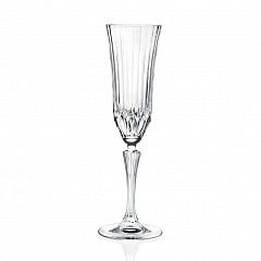 Бокал-флюте для шампанского RCR Cristalleria Italiana 180 мл хр. стекло Style Adagio в Екатеринбурге, фото