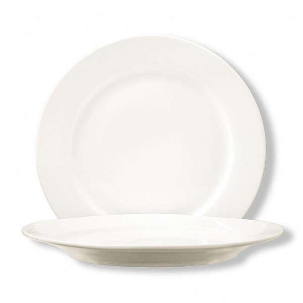Тарелка с бортом P.L. Proff Cuisine d 23 см белая фарфор Classic фото