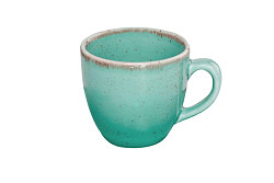 Чашка кофейная Porland 90 мл фарфор цвет бирюзовый Seasons (312109) в Екатеринбурге, фото