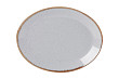 Блюдо овальное  24х19 см фарфор цвет серый Seasons (112124)