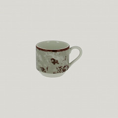 Чашка для эспрессо штабелируемая RAK Porcelain Peppery 90 мл, серый цвет в Екатеринбурге, фото