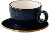 Блюдце универсальное для чайных чашек Style Point Jersey 15 см, цвет синий (QU93555) фото