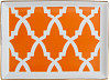 Блюдо прямоугольное Porland MOROCCO DS.3 18х13 см оранжевый (358819) фото