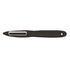 Нож для чистки овощей (овощечистка) Maco 5,5см, нерж.сталь, ручка пластик, цвет черный 400840 в Екатеринбурге фото