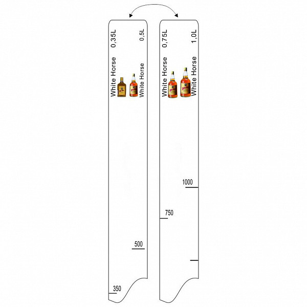 Барная линейка P.L. Proff Cuisine White Horse (375мл/500мл/750мл/1л) фото
