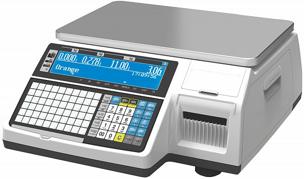 Весы торговые с печатью этикеток Cas CL3000-6B TCP-IP фото