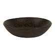 Тарелка глубокая Style Point Stone Black 22 см, цвет черный, Q Authentic (QU53358)
