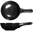 Сковорода Wok порционная без крышки Churchill d 15,5см 0,57л, Rustics Simmer, Black ZCBRPN2