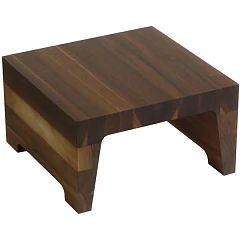 Подставка фуршетная Craster орех ,H=18,L=32,5,B=32,5см тем.дерево (04151334) в&nbsp;Екатеринбурге фото