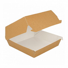 Коробка для бургера Garcia de Pou 14*12,5*8 см, натуральный 50 шт/уп, картон в Екатеринбурге, фото