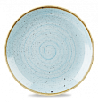 Тарелка мелкая круглая Churchill Stonecast Duck Egg Blue SDESEV121 32,4см, без борта