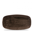 Блюдо прямоугольное без борта Churchill CHEFS Stonecast Patina Iron Black PAIBXO141