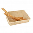 Корзина для хлеба и выкладки  61*45 см h24 см плетеная ротанг бежевая