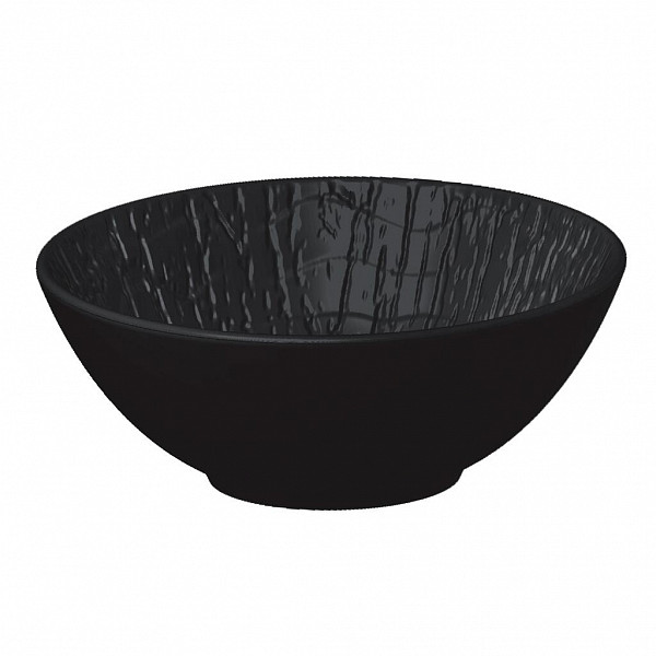 Салатник P.L. Proff Cuisine 450 мл 16*5,5 cм Black Raw Wood фото