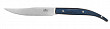 Нож для стейка Luxstahl 235 мм без зубцов синяя ручка
