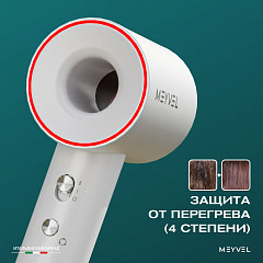 Фен настенный Meyvel MF11-1600 (White) в Москве , фото 13