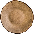 Тарелка мелкая безбортовая  Stone 21 см, цвет коричневый, Q Authentic (QU63335)