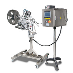 Автоматический этикетировщик для плоских поверхностей Hualian Machinery HLMT-220TD в Екатеринбурге, фото