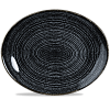 Тарелка глубокая овальная Churchill 27х22,9см, Charcoal Black, Studio Prints SPCBOP581 фото