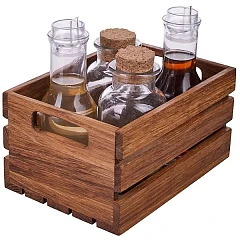 Подставка для набора для специй PPwood дуб ,H=11,L=21,5,B=15см коричнев. (03177003) в&nbsp;Екатеринбурге фото