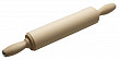 Скалка с вращающимися ручками Luxstahl 300х60 мм, липа