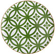 Тарелка десертная Porland MOROCCO DS.1 20 см зеленый (162920)