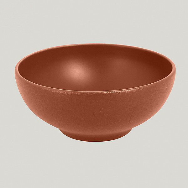 Салатник круглый RAK Porcelain Neofusion Terra 15*6 см, 630 мл (терракотовый цвет) фото