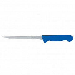 Нож филейный P.L. Proff Cuisine PRO-Line 20 см, синяя пластиковая ручка в Екатеринбурге фото