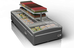 Ларь-бонета Levin ALPINA 210 НТ/СТ (RAL 7016) с делителями и решётками в Екатеринбурге, фото 9