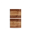 Блюдо деревянное Churchill 17,7х14,2см, двухстороннее, Buffet Wood ZCAWDBH11