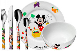 Набор детской посуды WMF 12.8295.9964 6 предметов Mickey Mouse в Екатеринбурге, фото