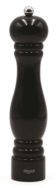 Мельница для соли Bisetti h 25 см, бук лакированный, цвет черный, SORRENTO (7152MSLNL) фото