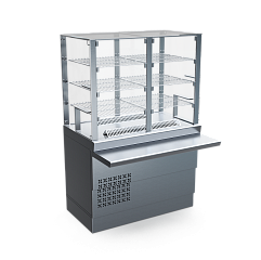 Прилавок-витрина нейтральный закрытый Rada ПВНЗЧ-11,2 в Екатеринбурге, фото 2