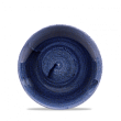 Тарелка мелкая без борта  Stonecast Patina Cobalt Blue PABLEVP61