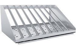 Полка для кухонных досок ПищТех ПКНД-01-9 нерж в Екатеринбурге, фото