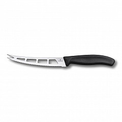 Нож для мягких сыров Victorinox 13 см, волнистое лезвие с отверстием в Екатеринбурге фото