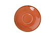 Блюдце для кофейной чашки Porland 12 см фарфор цвет оранжевый Seasons (122112)