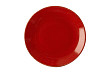 Тарелка безбортовая Porland 24 см фарфор цвет красный Seasons (187624)
