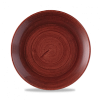 Тарелка мелкая без борта Churchill Stonecast Patina Rust Red PAREEVP81 фото